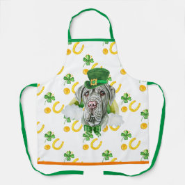 Neapolitan Mastiff Wohngestaltung St Patrick's Day Schürze