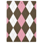 Neapolitan Raute Clipboard Klemmbrett (Rückseite)