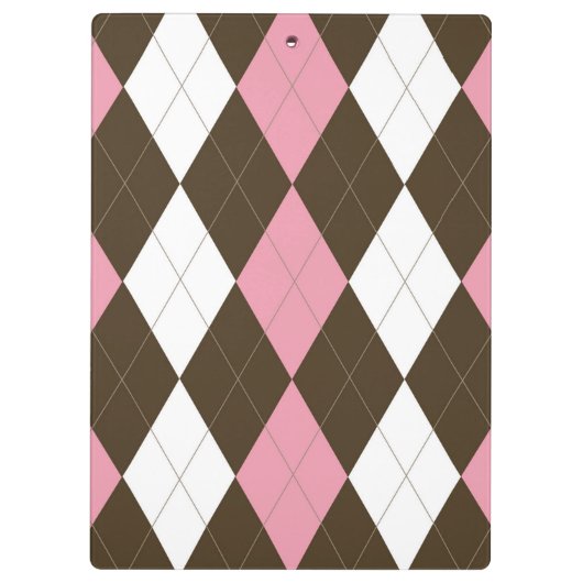 Neapolitan Raute Clipboard Klemmbrett (Rückseite)