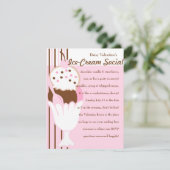 Neapolitan Sundae Einladung (Stehend Vorderseite)