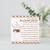 Neapolitan Sundae Einladung (Stehend Vorderseite)