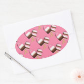 Neapolitane Eiscreme Bars 01-OVAL STICKERS (Umschlag)