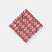 Neapolitane Stickers Raute PAPER PARTY NAPKINS Serviette (Ecke)