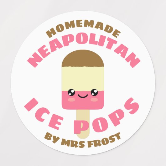 Neapolitaneis-Pop Etiketten (Design 1)