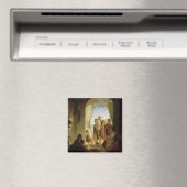 Neapolitaner Dudelsack-Spieler in Rom, 1833 Magnet (In Situ (Geschirrspüler))