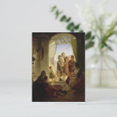 Neapolitaner Dudelsack-Spieler in Rom, 1833 Postkarte (Stehend Vorderseite)