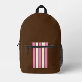 Neapolitaner Rucksack (braun, rosa & creme)
