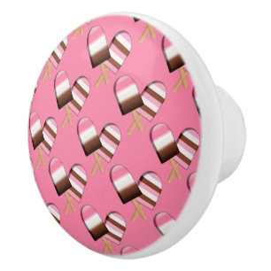 Neapolitanes Eiscreme Bars, 01-KERAMIKEN KNOB Keramikknauf