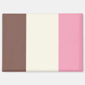 Neapolitanes Eiscreme-Muster Magnet (Vorderseite)