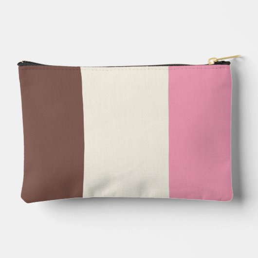 Neapolitanes Eiscreme-Muster Zubehörtasche (Rückseite)