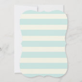 Neapolitanes Eiscreme Sundae; Kirsche und Sprinkle Einladung (Rückseite)