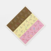 Neapolitanes Ice Cream Chemie Party Napkins Serviette (Ecke)