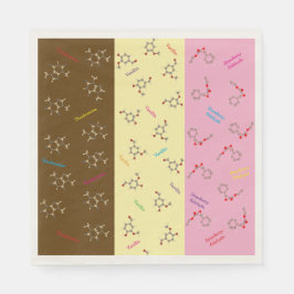 Neapolitanes Ice Cream Chemie Party Napkins Serviette