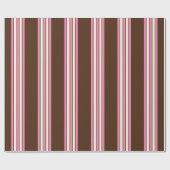 Neapolitanes Wrapping Paper (braun, rosa und creme Geschenkpapier (Flach)