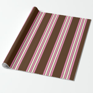 Neapolitanes Wrapping Paper (braun, rosa und creme Geschenkpapier