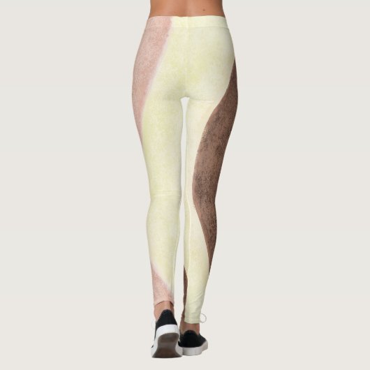 Neapolitanische Eiscreme Leggings (Rückseite)