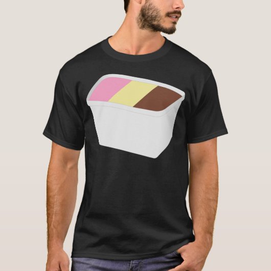 Neapolitanische Eiscreme T-Shirt (Vorderseite)
