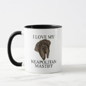 NEAPOLITANISCHE MASTIFF Liebe! Tasse (Links)