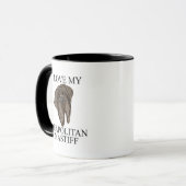 NEAPOLITANISCHE MASTIFF Liebe! Tasse (Vorderseite Links)