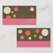 Neapolitanische Tupfen-Visitenkarte Visitenkarte (Vorne/Hinten)