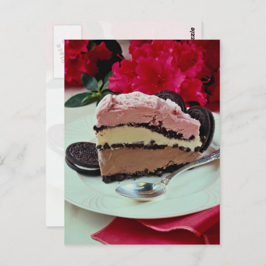 Neapolitanischer Eispie Postkarte (Vorne/Hinten)