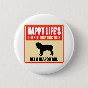 Neapolitanischer Mastiff Button