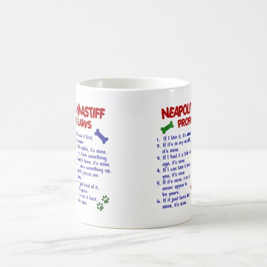 NEAPOLITANISCHER MASTIFF PL2 KAFFEETASSE (Mittel)