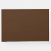 Neapolitanisches Gästebuch (Braun, Rosa & Creme) (Rückseite)