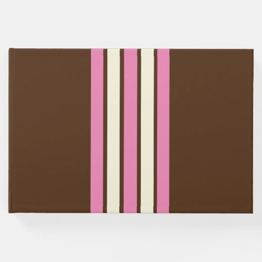 Neapolitanisches Gästebuch (Braun, Rosa & Creme) (Vorderseite)