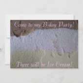 Neapolitanisches "Will Be Ice Cream" Party laden e Einladung (Vorderseite)