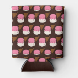 Neapolitanstich Eiscreme Cones 1-CAN COOLER Dosenkühler