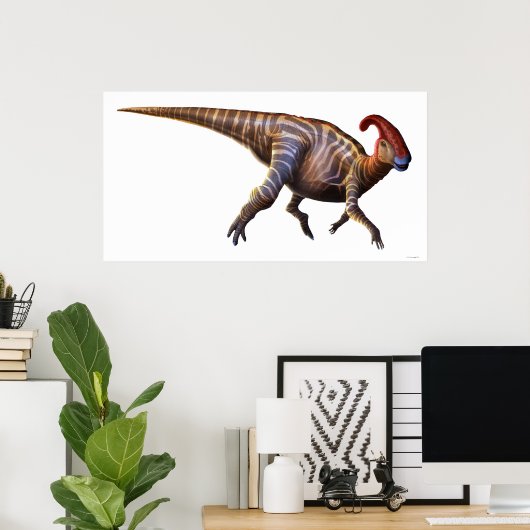 Near-Crested-Lizard Poster (Heimbüro)