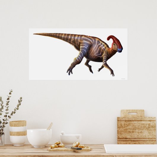 Near-Crested-Lizard Poster (Küche)