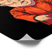 Near Future Trump lock Him Up' Orange Prison Jumps Poster (Ecke)