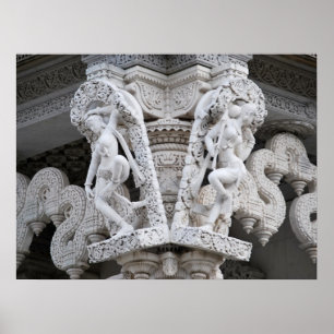 Neasden Temple - Baps Shri Swaminarayan Mandir Poster