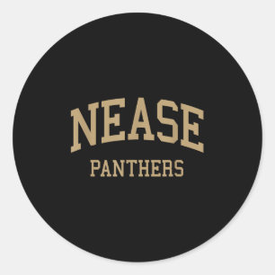 Nease High School Hs Ponte Vedra Fl Retro Sports Runder Aufkleber