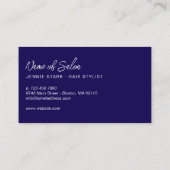 Neat Arrow Dark Blue Minimaler nächster Termin (Rückseite)