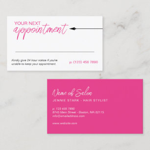 Neat Arrow heiß rosa Minimaler nächster Termin