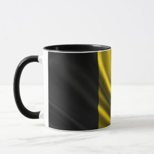 Neat Belgische Keramik unter der Flagge Tasse