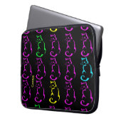 Neat Cats Custom Laptop Case (Vorderseite Links)