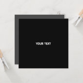 Neat Gray Monochrome Modern Vibe QR Code Karte (Vorderseite/Rückseite Beispiel)