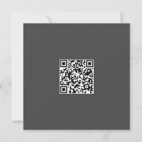 Neat Gray Monochrome Modern Vibe QR Code