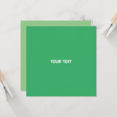 Neat Green Monochrome Modern Vibe QR Code Karte (Vorderseite/Rückseite Beispiel)