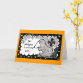 Neat-o Platypus birthday card Karte (Gelbe Blume)