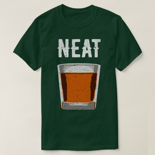 Neat Old Fashioned Scotch and Bourbon V T-Shirt (Design vorne)