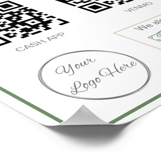 Neatalis 2 QR-Codes Business Scan zu bezahlen Poster (Ecke)