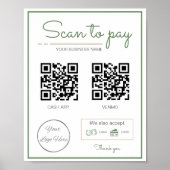 Neatalis 2 QR-Codes Business Scan zu bezahlen Poster (Vorne)