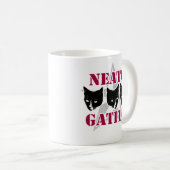 Neato Gatito Sassy Cat Slogan Spaß Design Kaffeetasse (VorderseiteRechts)