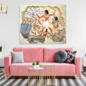 Nebamun Jagd in den Sümpfen mit seiner Ehefrau Leinwanddruck (Insitu (Wohnzimmer))