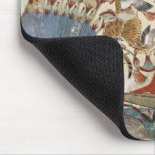 Nebamun Jagd in den Sümpfen mit seiner Ehefrau Mousepad (Ecke)